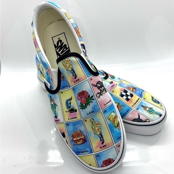 Vans Shoes - LA Loteria Millennial loteria Los Vans Slip On